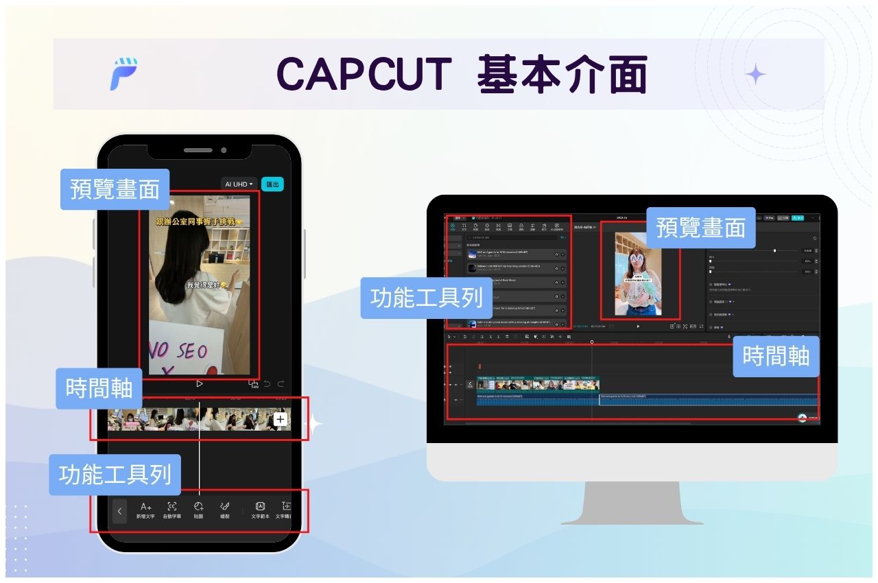 CapCut介面說明
